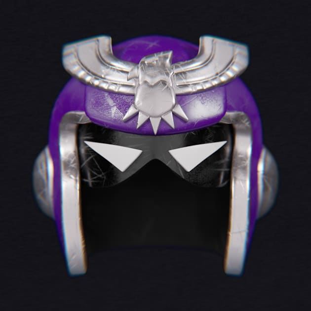 Falcon Helmet - Purple/Silver by Kinpraw